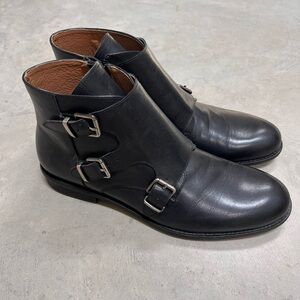 Elegant Black Leather Boots - Men’s 11 US